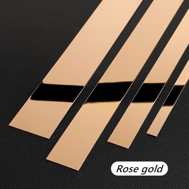 Rose Gold-W2.5cm L244cm