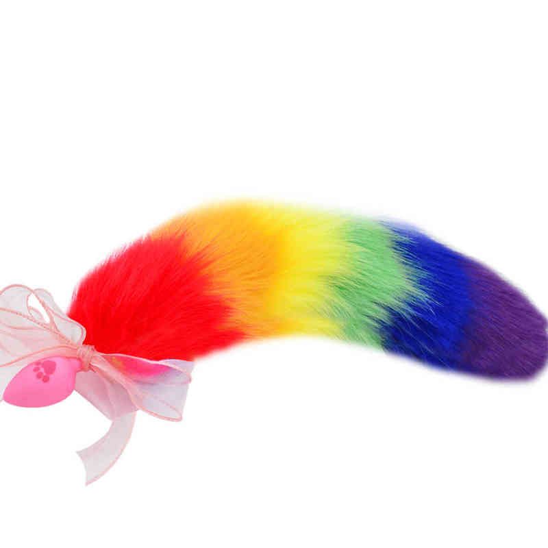 Pink Silicone Tail