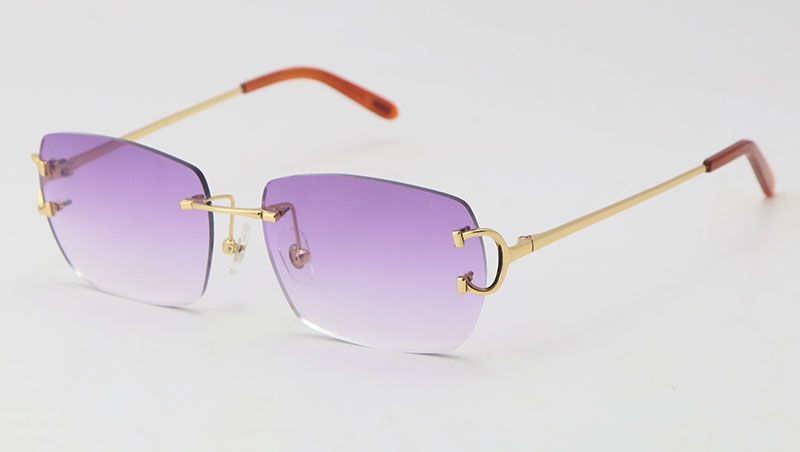 Gold Purple Lens