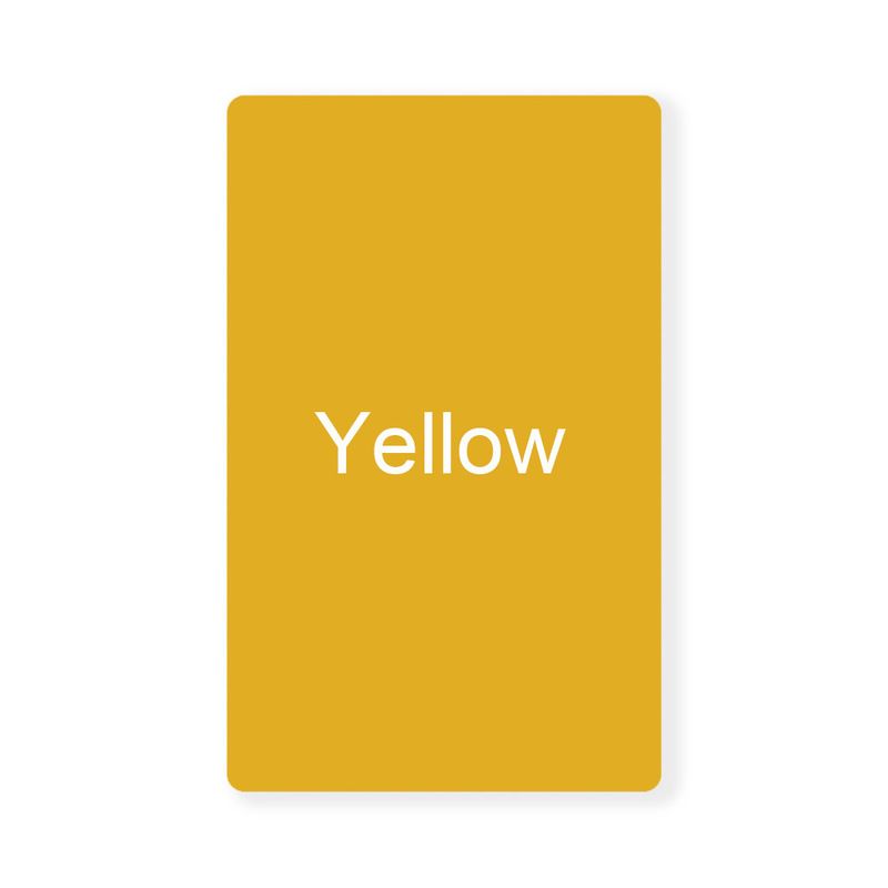 노란색 - 86x54x0.45mm