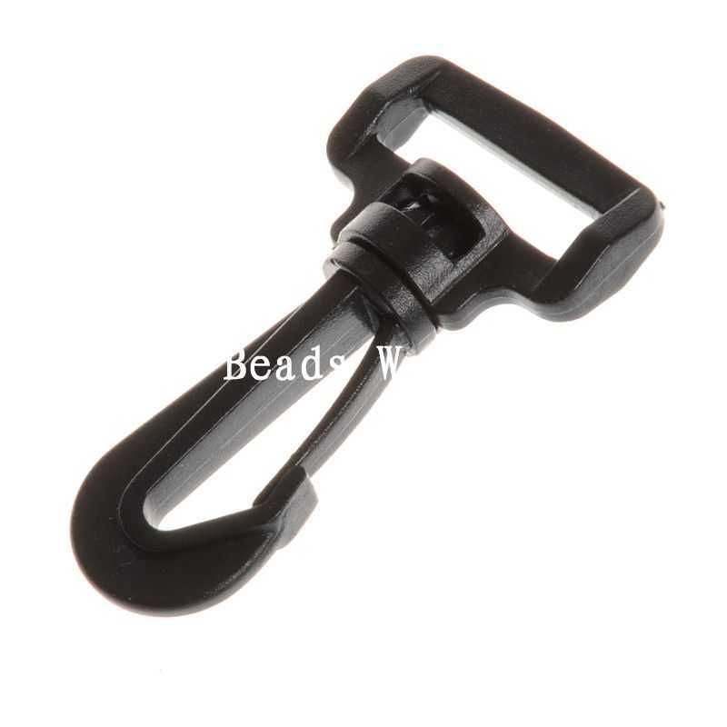 al por mayor envío 20 de las PC Negro plástico con ganchos