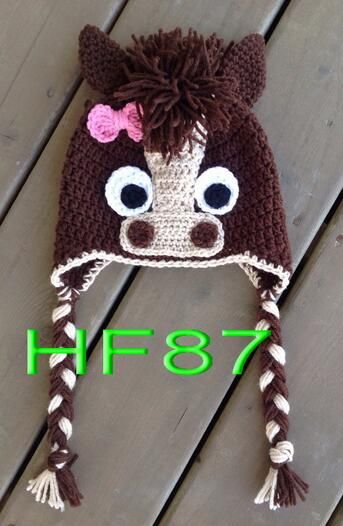 Baby Crochet Horse Pony Hat Horse Kids 