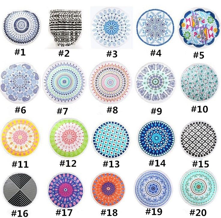 round beach towels for sale