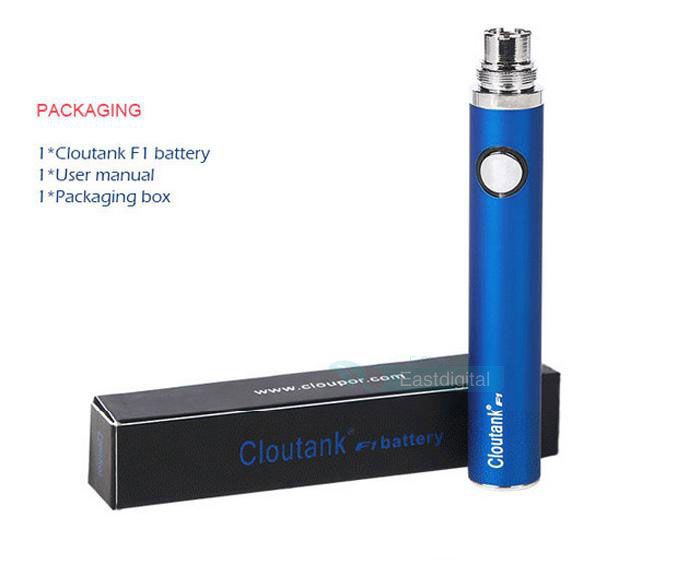 100%Original Cloutank Cloupor F1 Battery 650mah Multi Colors Battery For Ego F1 Ego C Ce4 Ce6 510 For EGo Series Ecig Atomizer From Eastdigital, $5.13 | DHgate.Com