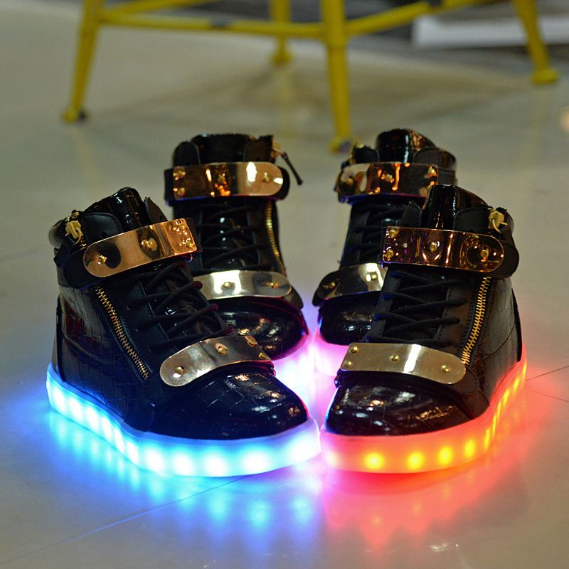 led shoes size 13