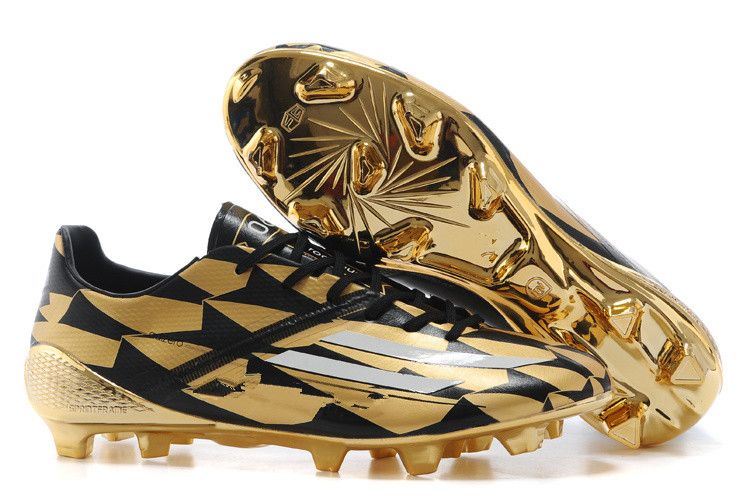 messi gold football boots