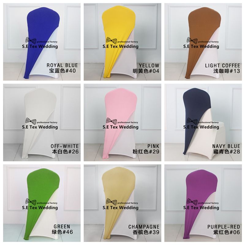 Bulk Salle Lycra Chair Cap Hood Used For Banquet Wedding 50pcs Bulk Salle Lycra Chair Cap Hood Used For Banquet Wedding Spandex Cover Decoration Free