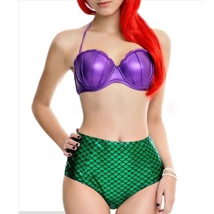 mermaid bikini plus size