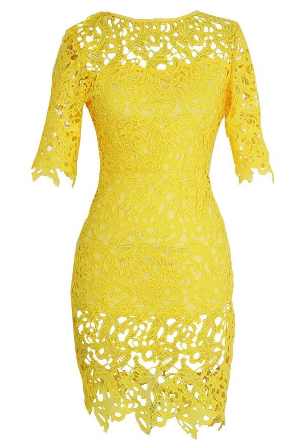 black and yellow plus size dress