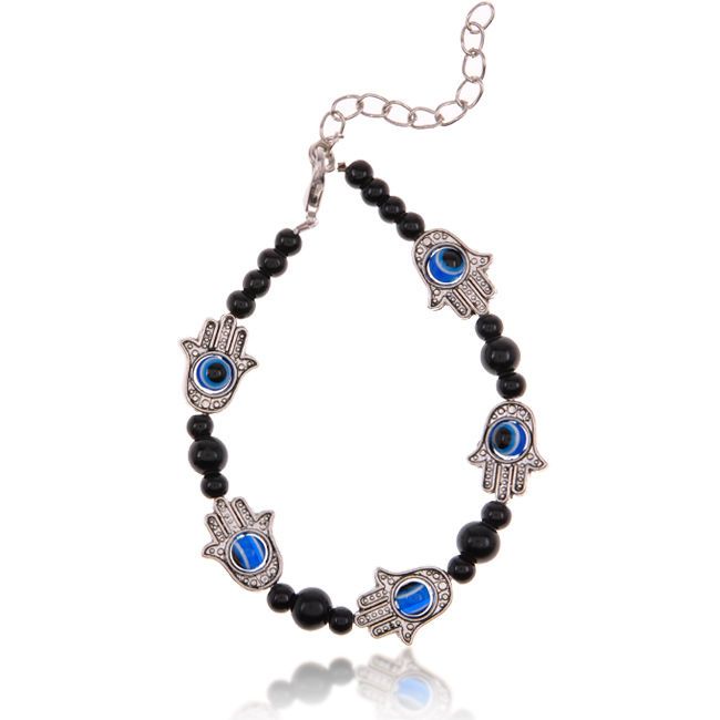 Elya Star Charm Beaded Bracelet