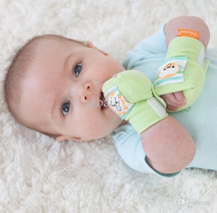 newborn baby hand mittens