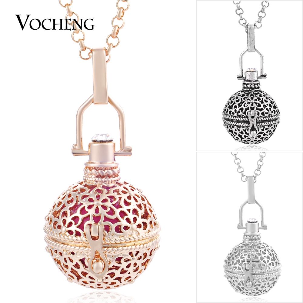 Wholesale Vocheng 3 Colors Cage Angel Ball Maternity Necklace Va-016 Pack of 10pcs 