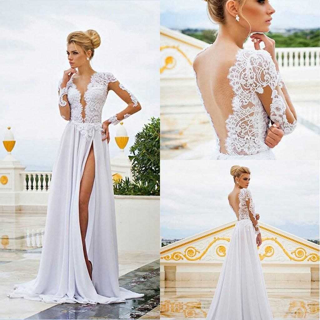 bridal bodysuit with sleeves