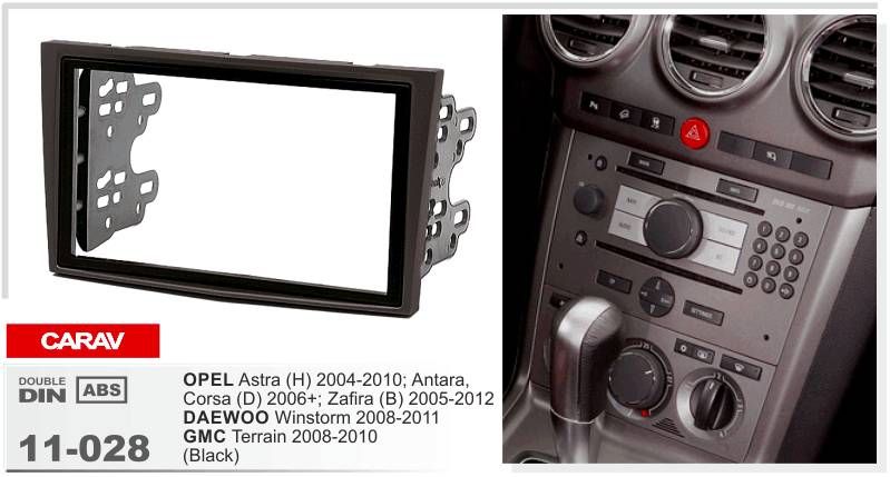 Vauxhall Astra H stereo radio Facia Fascia adapter panel plate trim CD surround