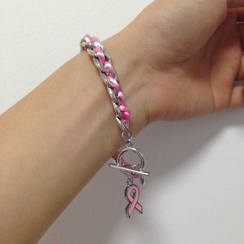 Pink bracelets for cancer Clearance
