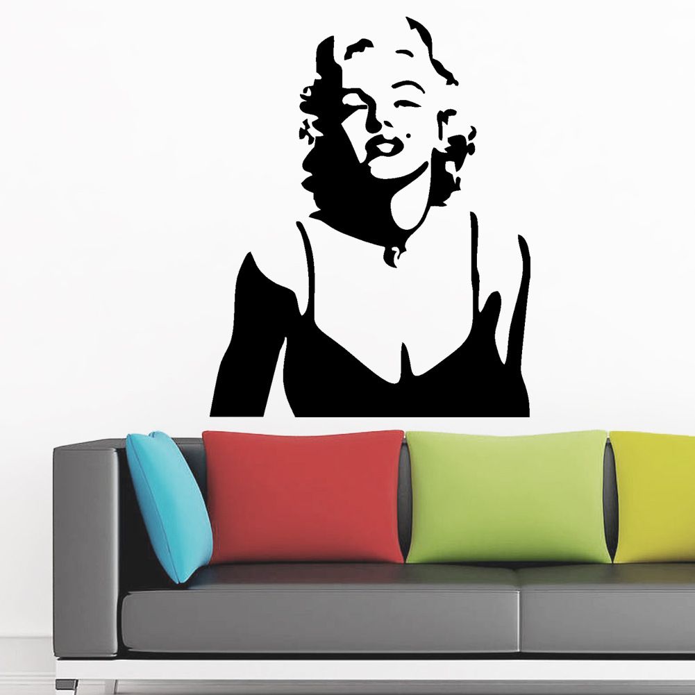 Sexy Marilyn Monroe Wall Art Decal Sticker Classic Marilyn Monroe