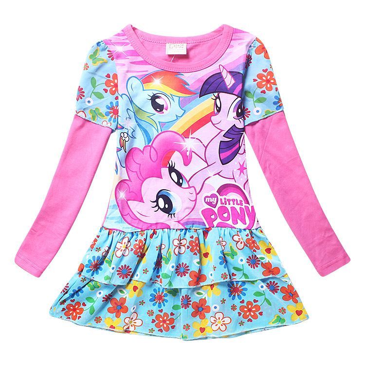 niñas de invierno de ropa My Little Pony para niños vestidos vestidos de Navidad para las niñas de invierno de ropa My Little Pony para niños vestidos vestidos de Navidad para las