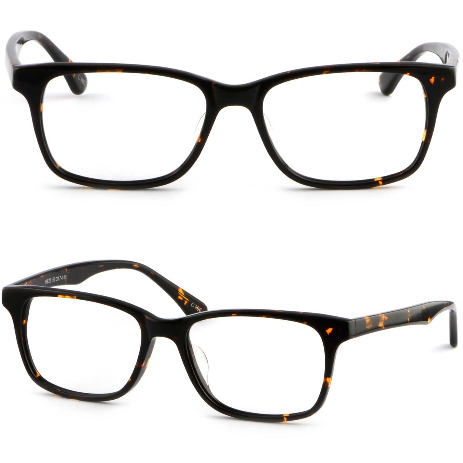 black and tortoise glasses