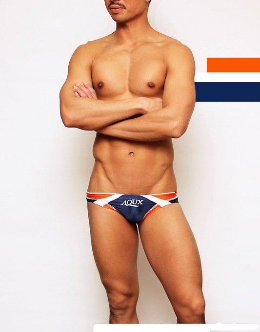 Mens Sexy Swimwear Swimsuits Brand AQUX 