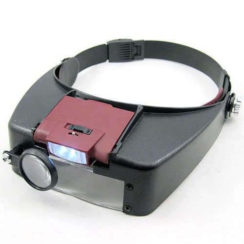 2021 10X Headset Head Visor Magnifier Loupe Jeweler Magnifying