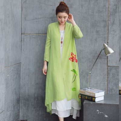 Summer Trench Coat V Neck Loose Casual 
