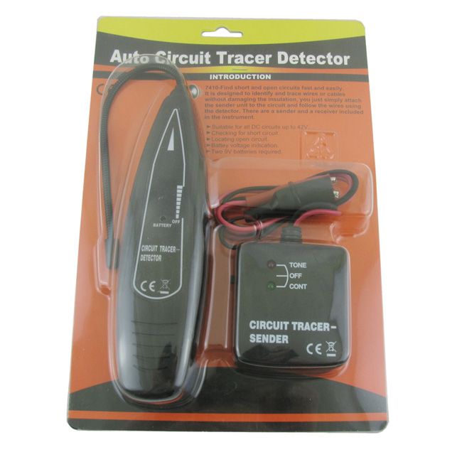 Tester per Cavi Automobilistici Tracker Corto e Aperto Finder Tester Rivelatore di Riparazione per Veicoli Car Tracer Tester per Cavi Automobilistici Tracker Corto e Aperto Finder Tester Rivelatore di Riparazione per Veicoli Car Tracer
