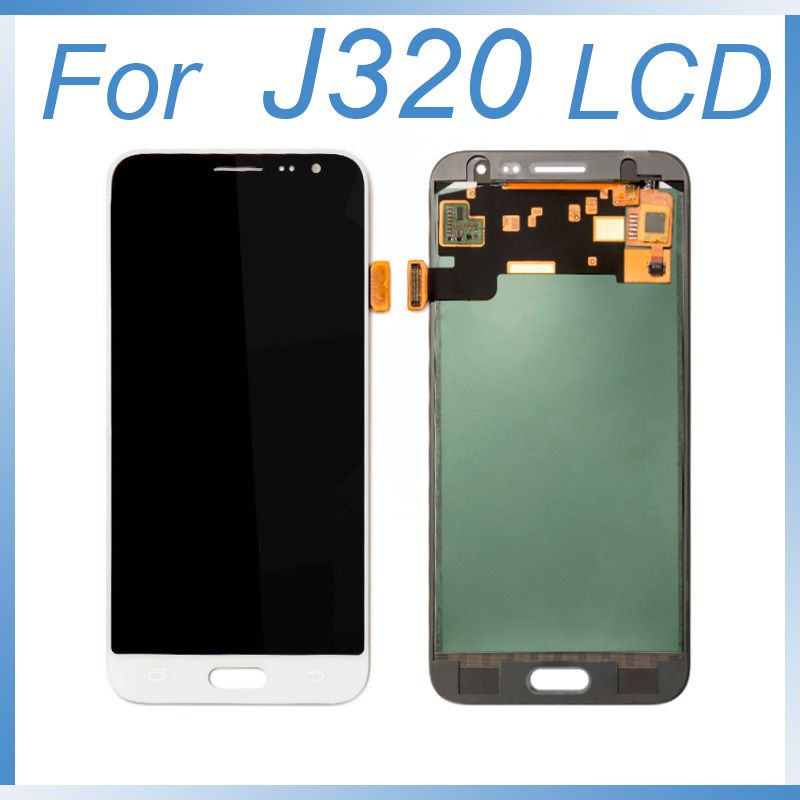 Pantalla LCD táctil digitalizador marco para Samsung Galaxy j3 sm-j320f pieza 