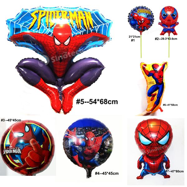 Spider Man Balloons Ultimate Marvel Spiderman Balloon Stick Decorations