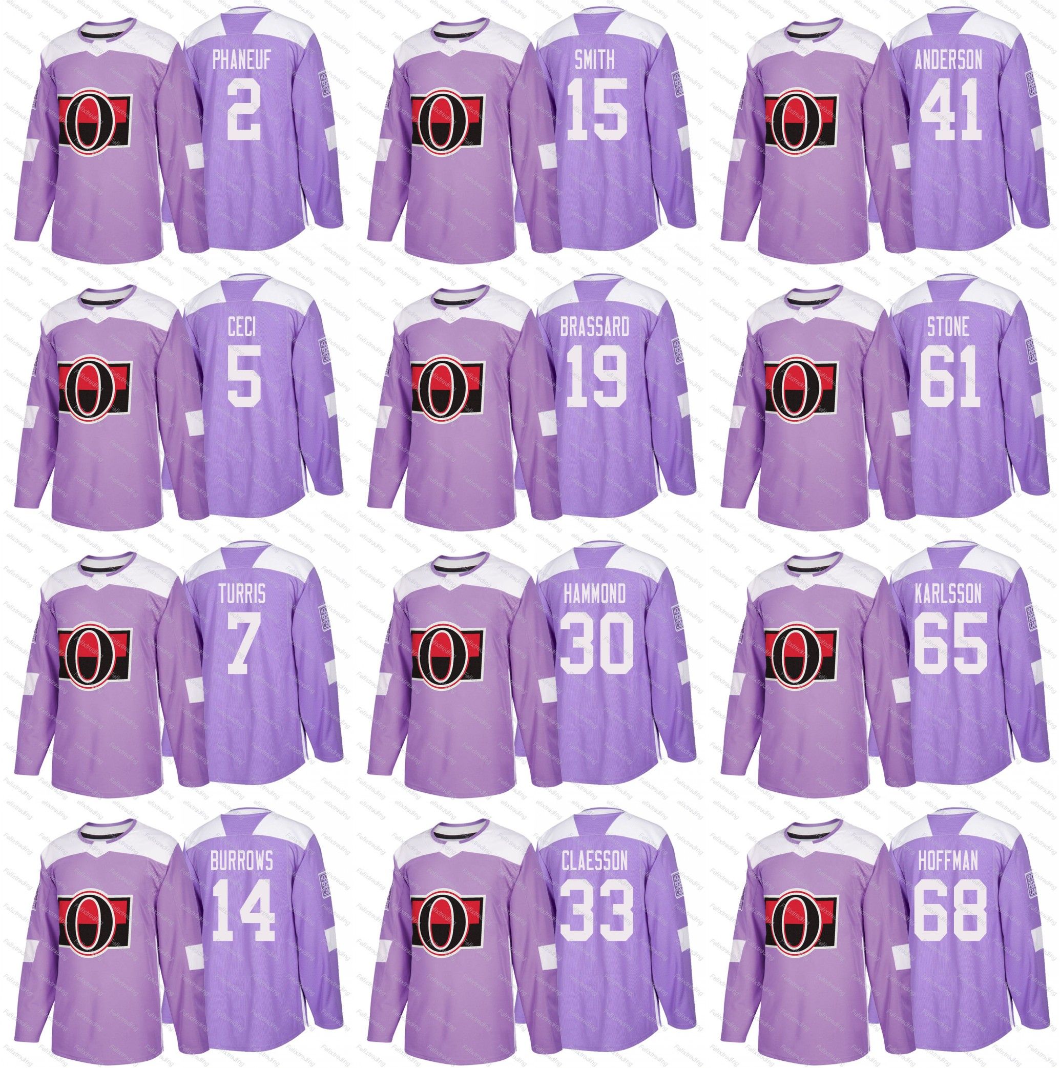 ottawa senators purple jerseys