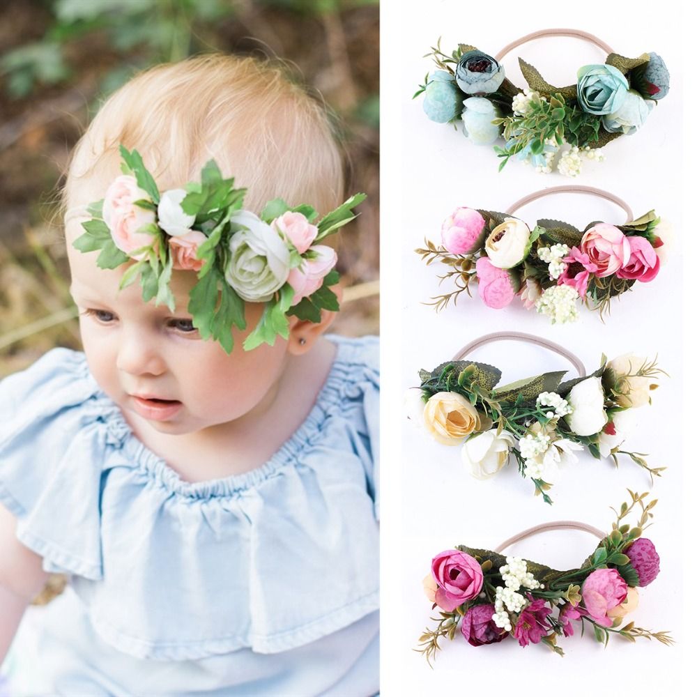 flower halo headband