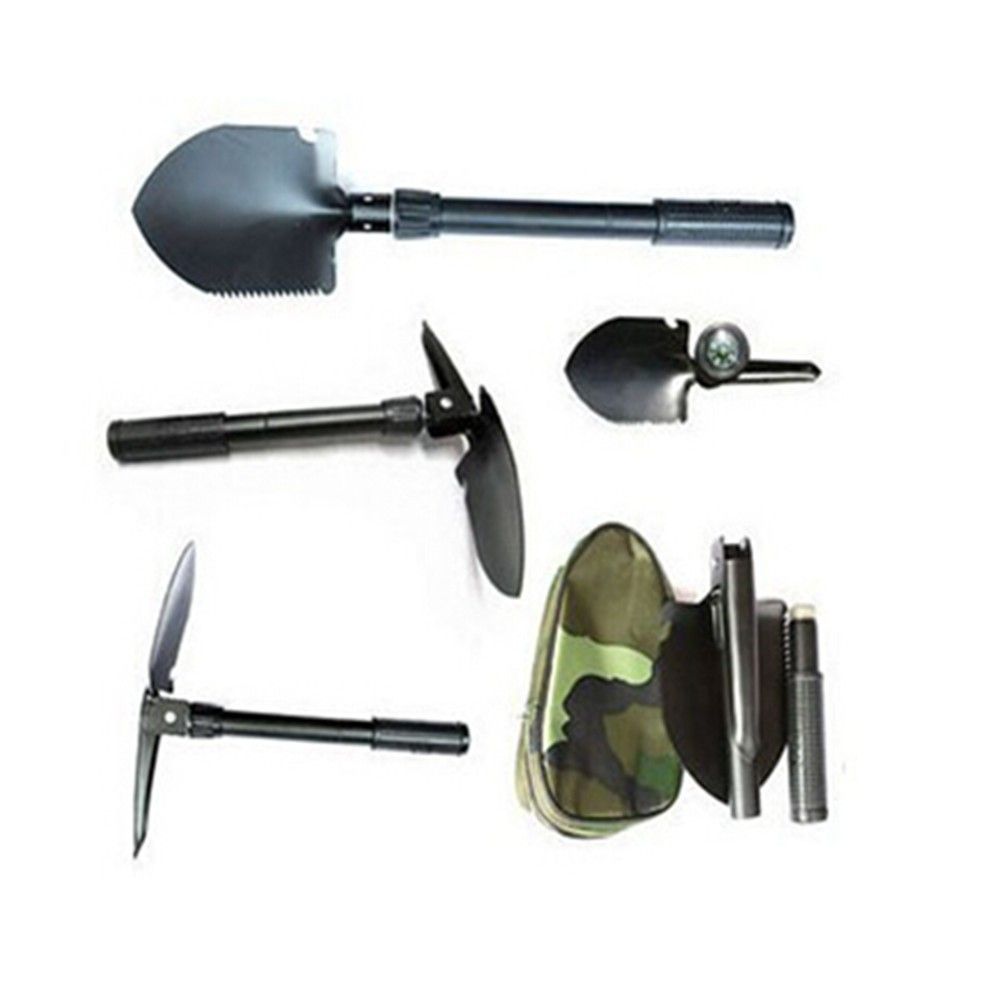 SMT Trave Hiking Multi-Functional Military Folding Shovel Survival Spade Emergency