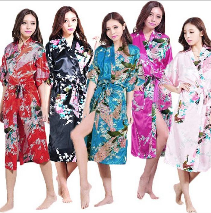 floral kimono dressing gown
