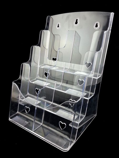 2020 Clear A6 Eight Pockets Pamphlet Brochure Literature Plastic