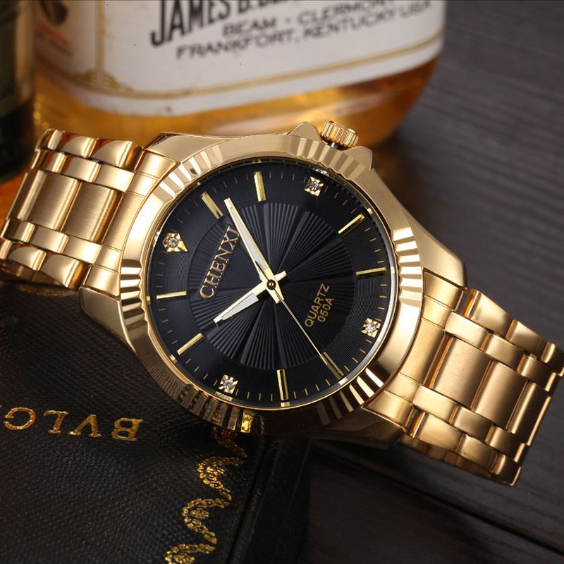relojes bañados en oro hombre