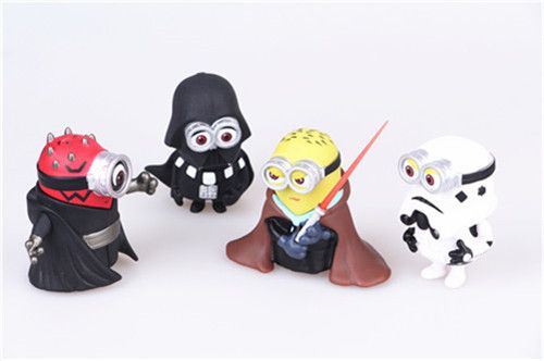 Minion action figures minion cosplay star wars darth vader maul stormtroop Minion action figures minion cosplay star wars darth vader maul stormtroop
