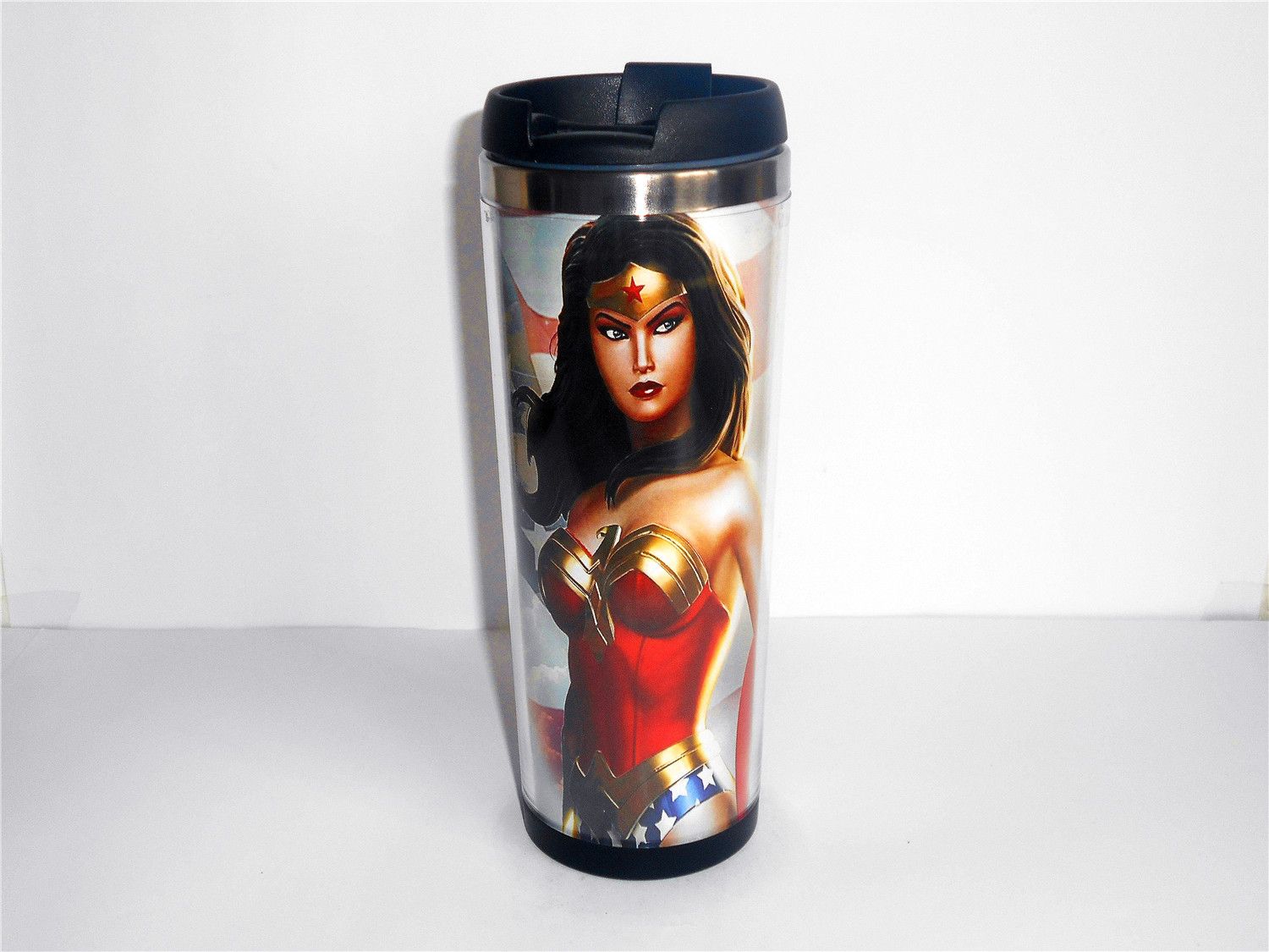 wonder woman coffee travel mug