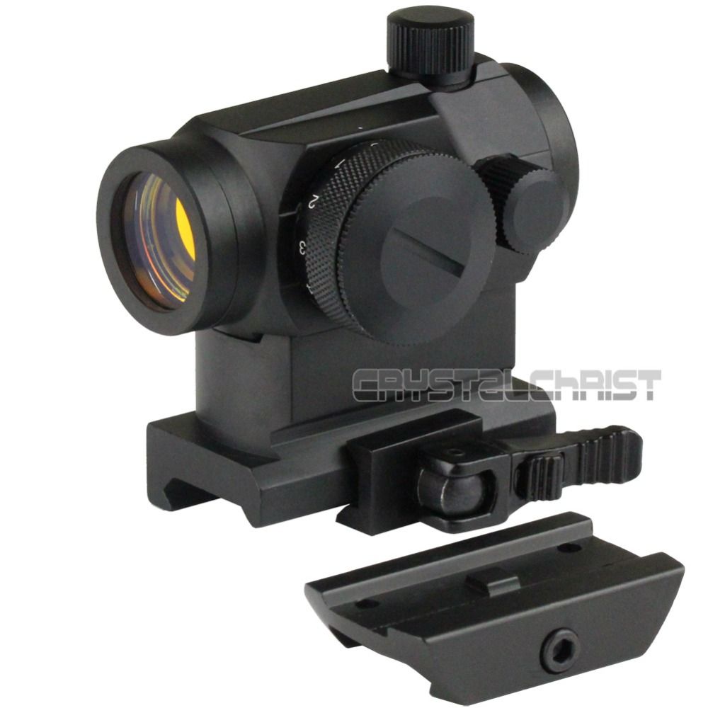 Airsoft Tactical Reflex Red Dot Sight Telescopic Scope QD 20mm