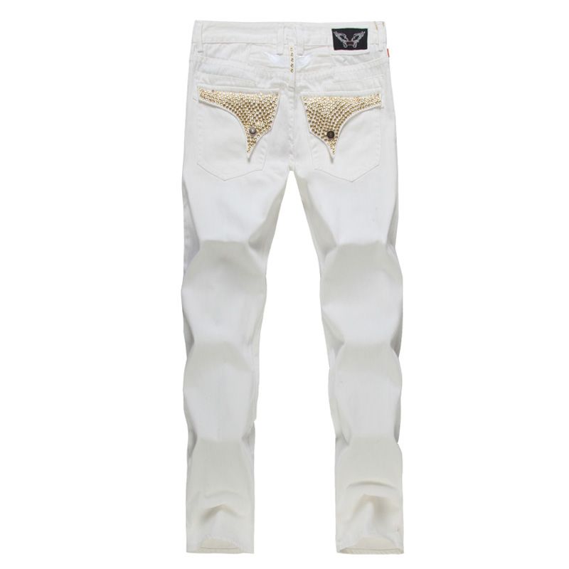 all white designer jeans