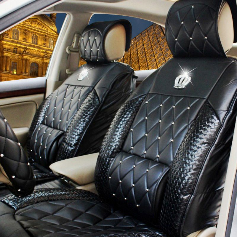 Purpose Vehicle Leather Car Seat Cover, Bling Car Seat Covers