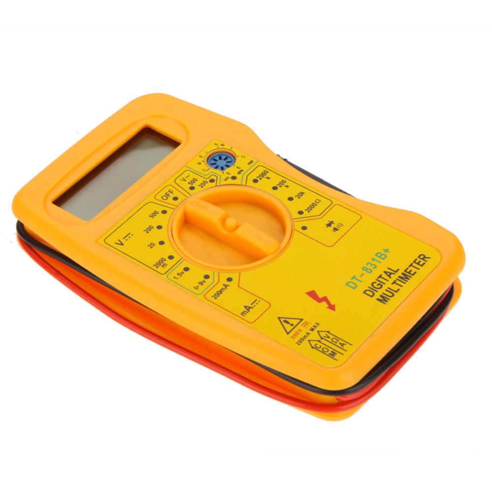 Digital Meter Multimeter Tester Voltmeter Dt-831b Transistor Diode Hfe Dmm