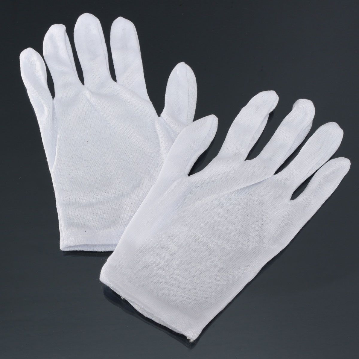 Wholesale White Blended Cotton Gloves Serving Waiters Glove Concierge ...