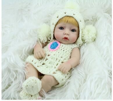 realistic crochet baby doll