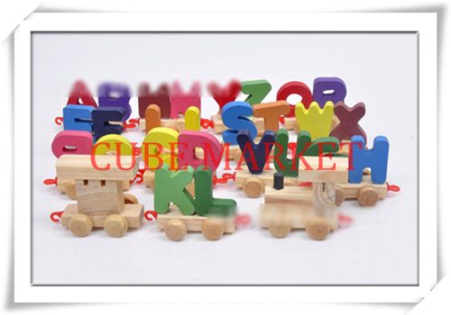 wooden train letters wholesale