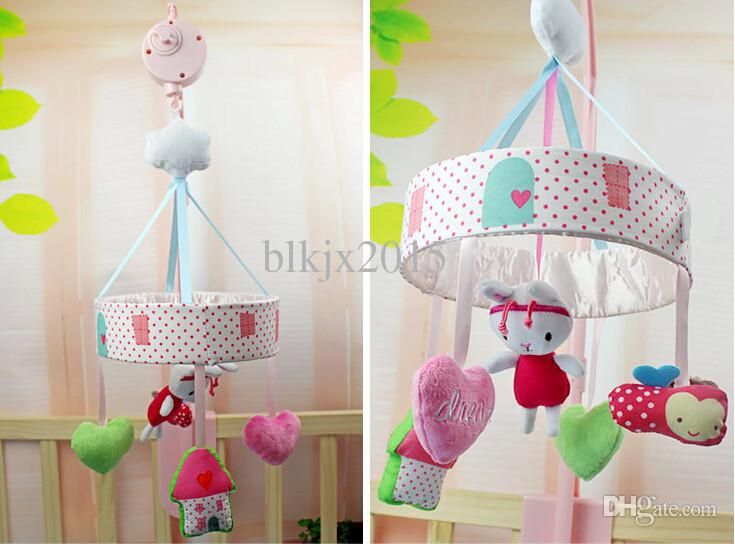 2020 Wholesale Baby Music Crib Mobile Bed Rattle Placate Toy