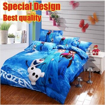 2020 3d Frozen Bedding Set Cartoon Kid Child Bed Sheet Sets