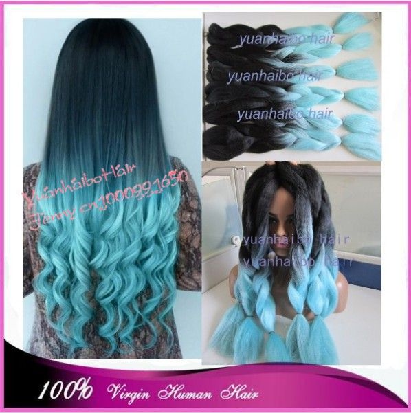 2020 Stock Hot Selling 20 Fold Two Tone Black Light Blue