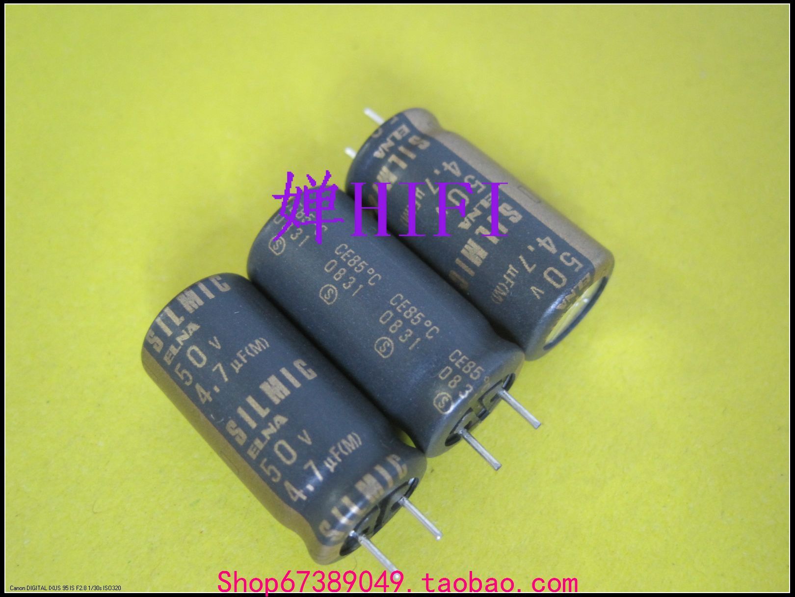 50V4.7uf DIP aluminum electrolytic capacitor HiFi Audio Capacitors