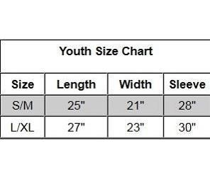 Kids Jersey Size Chart