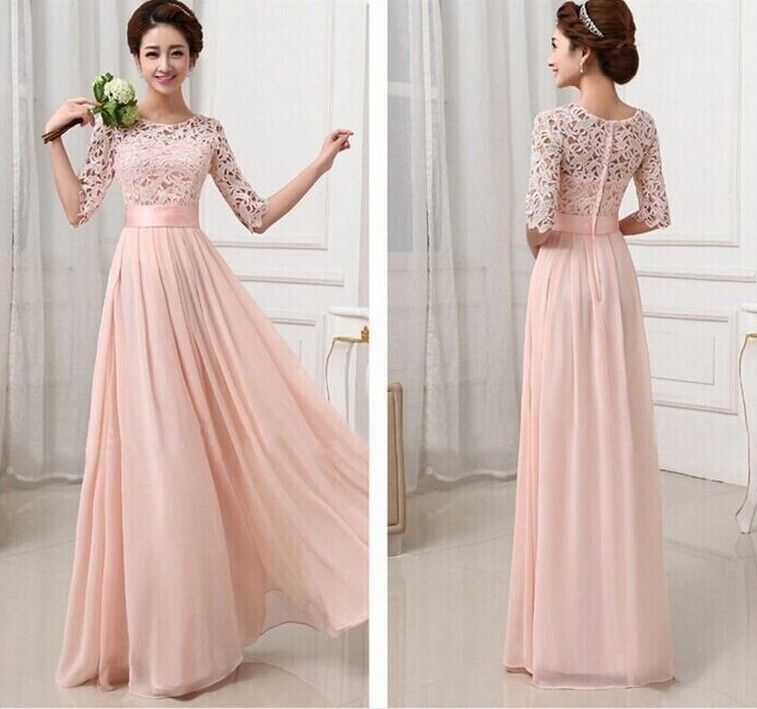 cute maxi dresses with sleeves