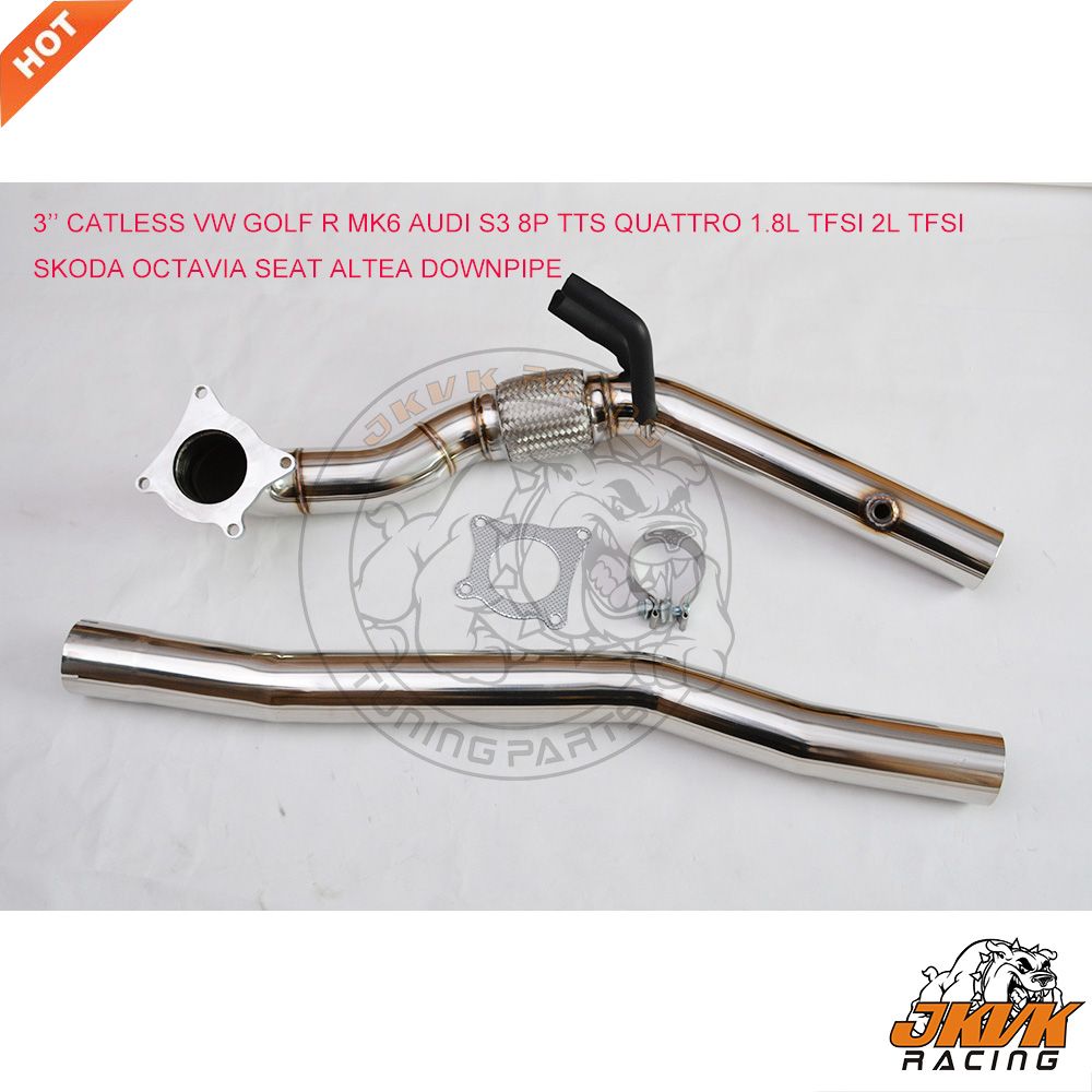 Downpipe Decat Tubo Scarico Acciaio Inox